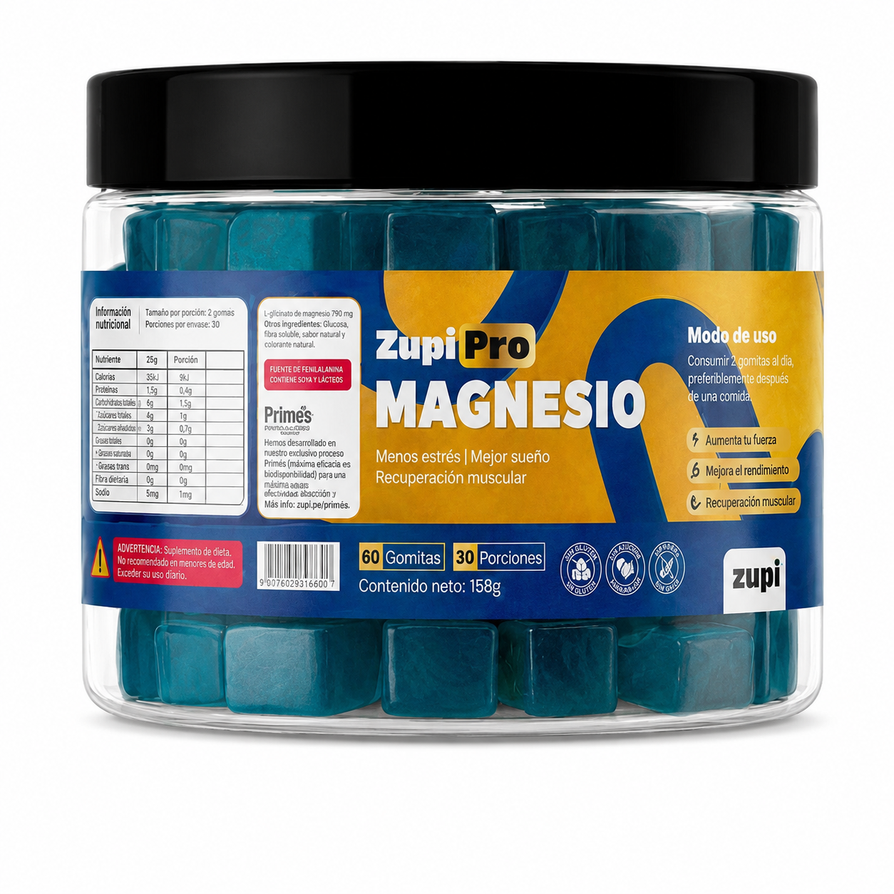Gomas de Magnesio Zupi